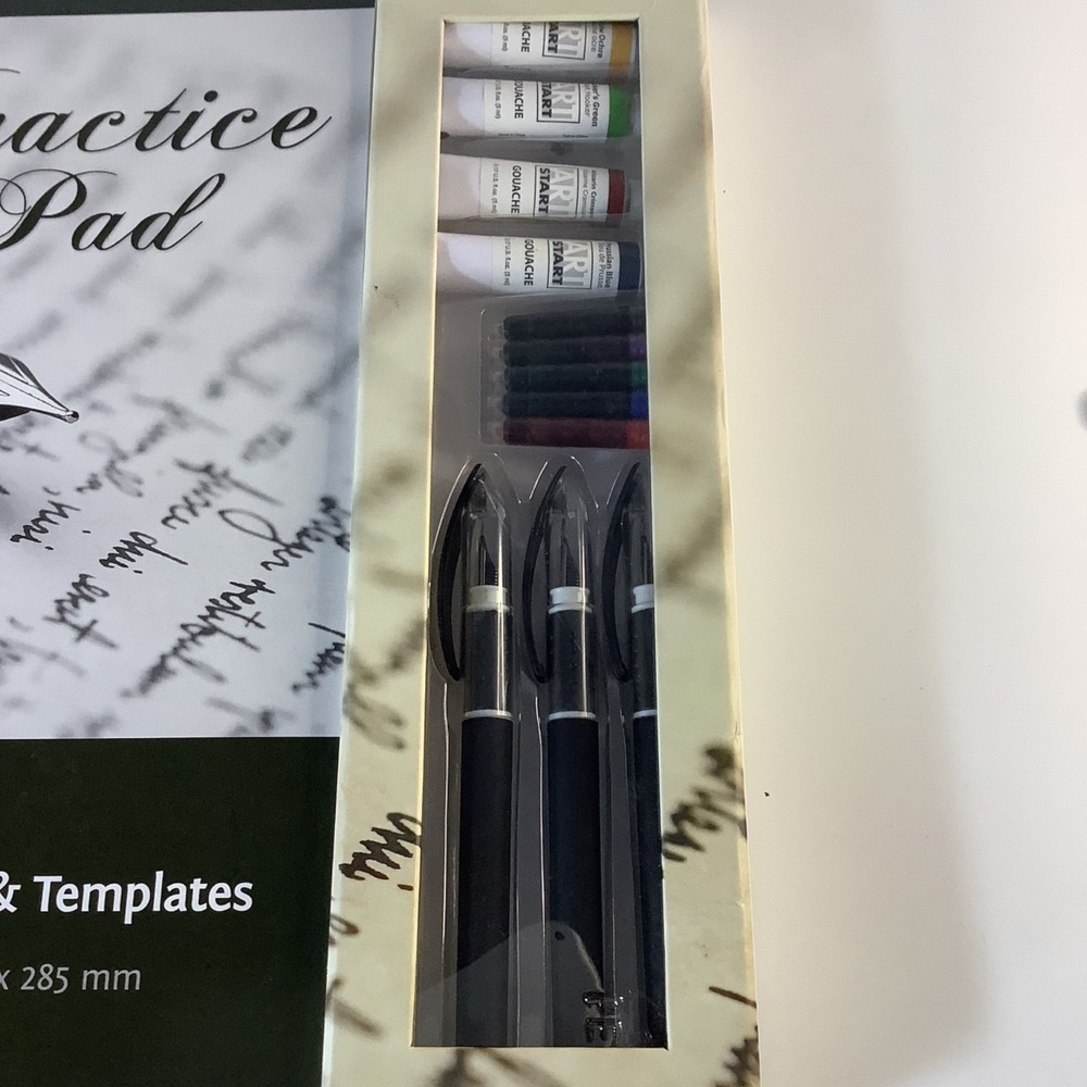SpiceBox Master Class Calligraphy Kit Step by Step New - Picture 3 of 12
